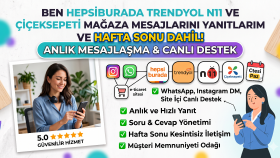 e-ticaret mağazanızın haftasonu mesajlarını yanıtlarım