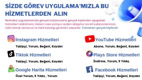 Görev yap uygulamamız Ve hizmetlerimiz.