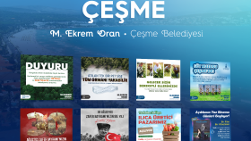 Çeşme Belediyesi - Sosyal Medya Post Tasarımları