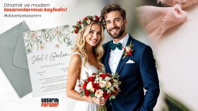 Farklı Konseptlerde Davetiye Tasarım Hizmeti