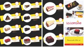 La Lorraine Menü-Katalog Tasarımı