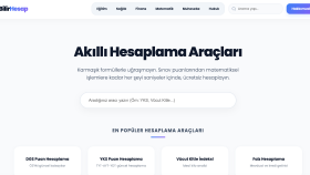 Profesyonel Hesaplama Sitesi 