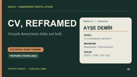 ATS CV ve Ön Yazı | Gerçek Bilgilerle DEMO