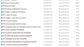 Excel dosyaları, kalite dokümanı ve yerleşim planı hazırlarım