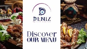 Deniz Turkish Kitchen için hazırlamış olduğum menü çalışması 