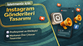 markanız için sosyal medya gönderileri yaparım