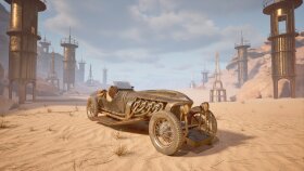 STEAMPUNK CAR 3D (Game Ready)