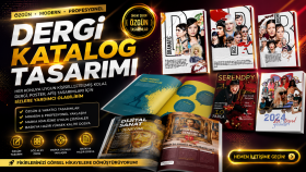 sizler için katalog ve dergi tasarlayabilirim