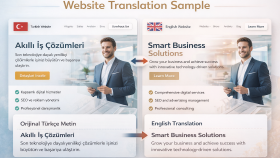 Türkçe İngilizce Web Sitesi Çeviri Örneği (Profesyonel)