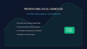 profesyonel Excel raporları, formülleri  hazırlarım
