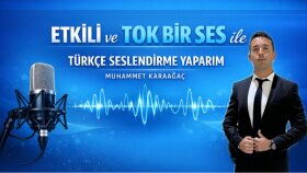 etkili bir ses tonuyla seslendirme yaparım