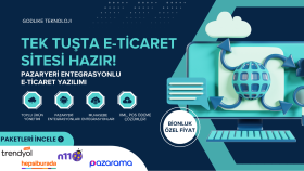pazaryeri entegrasyonlu e-ticaret sitenizi hazırlayabilirim