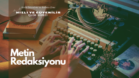 metinlerinizi redakte edip düzenleyebilirim