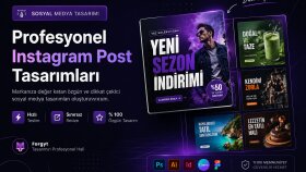 markanıza özel Instagram postları tasarlarım