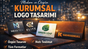 modern ve özgün kurumsal logolar tasarlıyorum