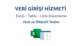 basit veri girişi ve düzenleme işlerinizi yapabilirim