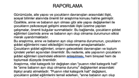 Temel Düzey Veri Analiz Örnek 