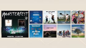 Monster Collection - Spor markası Sosyal Medya Postları