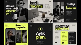 markanıza özel sosyal medya tasarımları hazırlıyorum