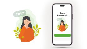 Bakiye bulunamadı ekranı için illüstrasyon çalışması