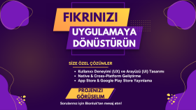 mobil uygulamalarla fikirlerinizi hayata geçirebilirim