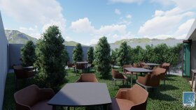 Cafe açık alan