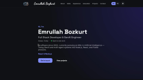 Kişisel Portfolyo Web Sitesi