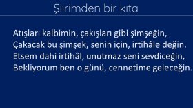 kafiyeli ve ölçülü şiirler yazabilirim