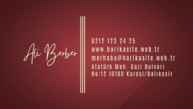 kartvizit tasarımı