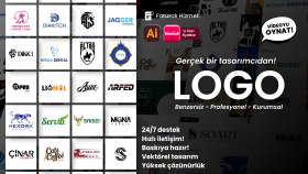 markanızın ideallerini ve duruşunu logonuza yansıtacağım