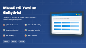 masaüstü yazılım geliştirebilirim
