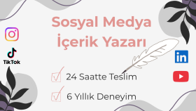 markanız için dikkat çekici sosyal medya metinleri yazarım