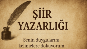 şiir yazıyorum