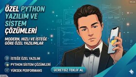 python ile ihtiyacınıza özel projeler geliştiririm