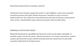 Römorklu Konteyner