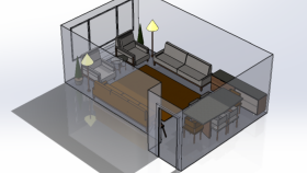 3D Mobilya Yerleşim Çalışması