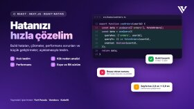 React, Next.js ve React Native hatalarınızı çözerim
