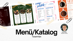 işletmeleriniz için profesyonel menü tasarımı yaparım