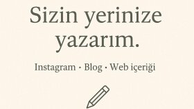 özgün ve akıcı içerik yazarlığı yapıyorum