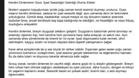 Kendimizi Dinlemenin Olumlu Yanları