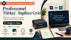 metinlerinizi profesyonel bir şekilde çevirebilirim