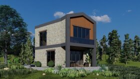 Forest House Taş Ev Tasarımı / Planlama - Modelleme - Render