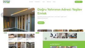 Yeşilev Emlak- Emlak Ofisi Web Sitesi (İnstagram Senkronize)
