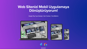 mobil uyumlu web sitenizi mobil uygulama yaparım