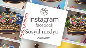 Sizin için sosyal medya postlarınızı düzenlerim