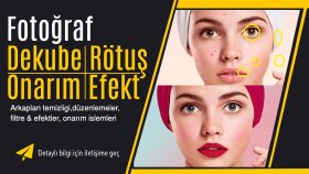 fotoğraflarınızda her türlü düzenleme yapabilirim