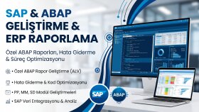SAP ABAP geliştirmeleri ve süreç raporları hazırlarım