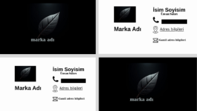 markanıza özel kartvizit tasarlarım