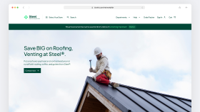 Steel Roofing Landing Page