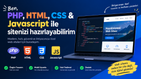 PHP,HTML,CSS & Javascript ile sitesinizi hazırlayabilirim